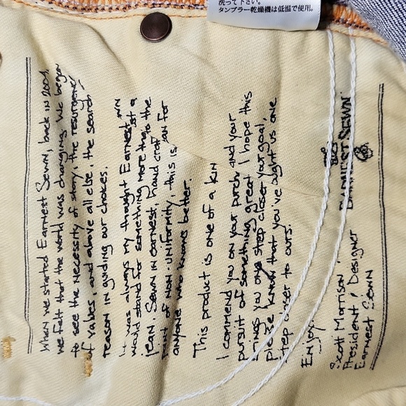 Earnest Sewn Women's Jeans Size 24, 28, 29 Ali Medium Wash Low-Rise Bootcut - Picture 6 of 7